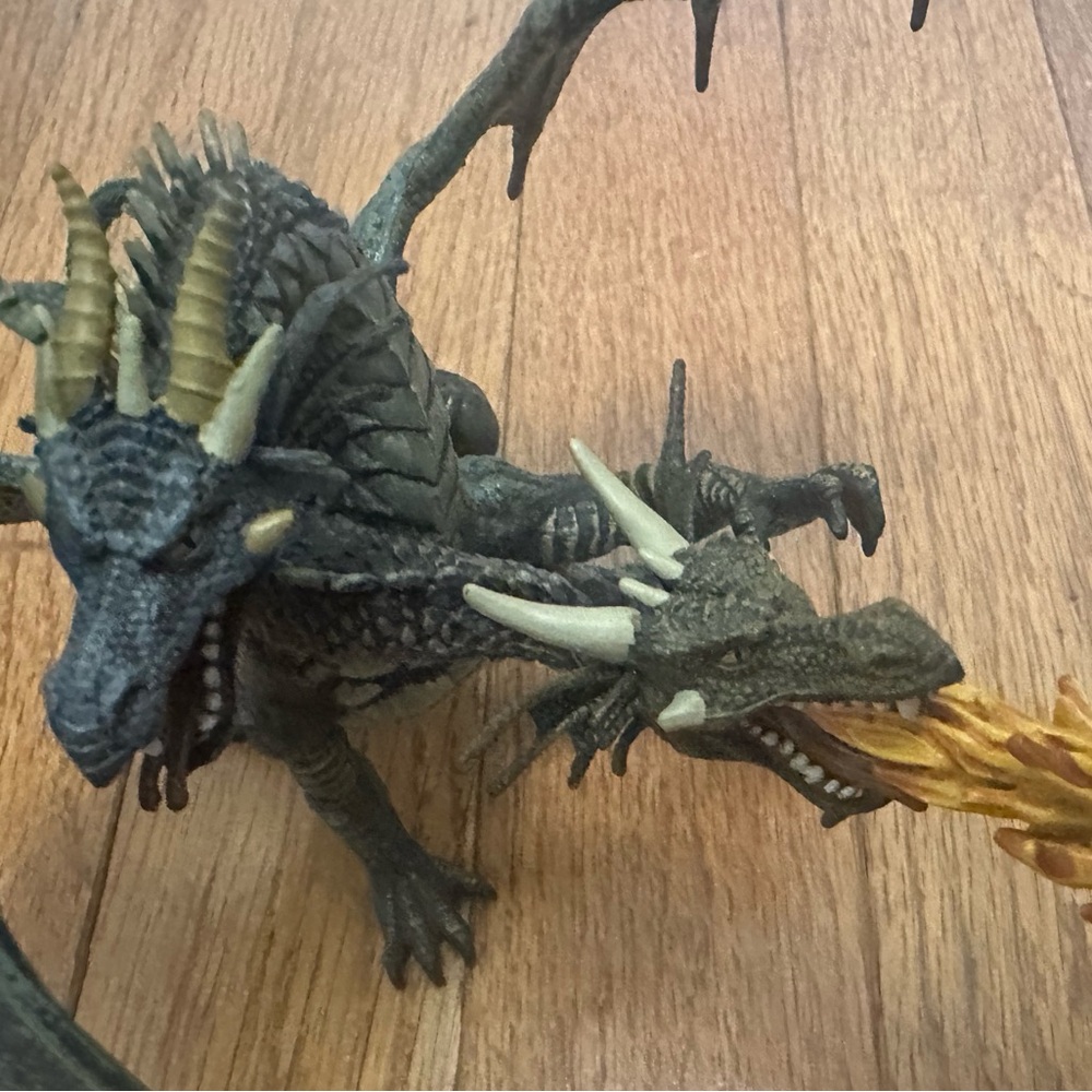 Papo Vintage Two Headed Drago Figure - Picture 4 of 4